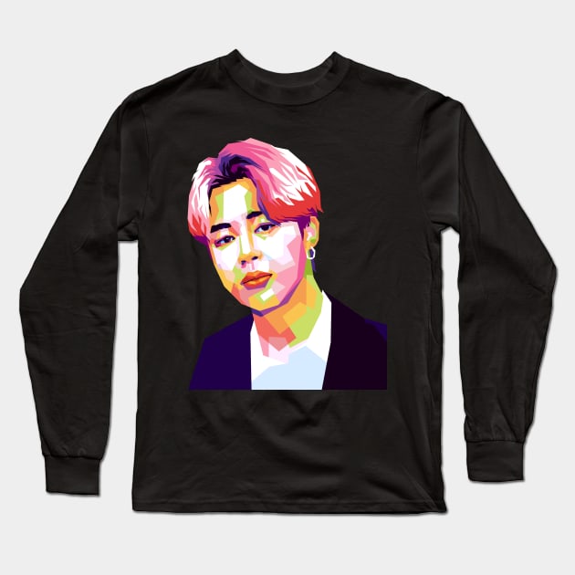 BTS Jimin Long Sleeve T-Shirt by Danwpap2